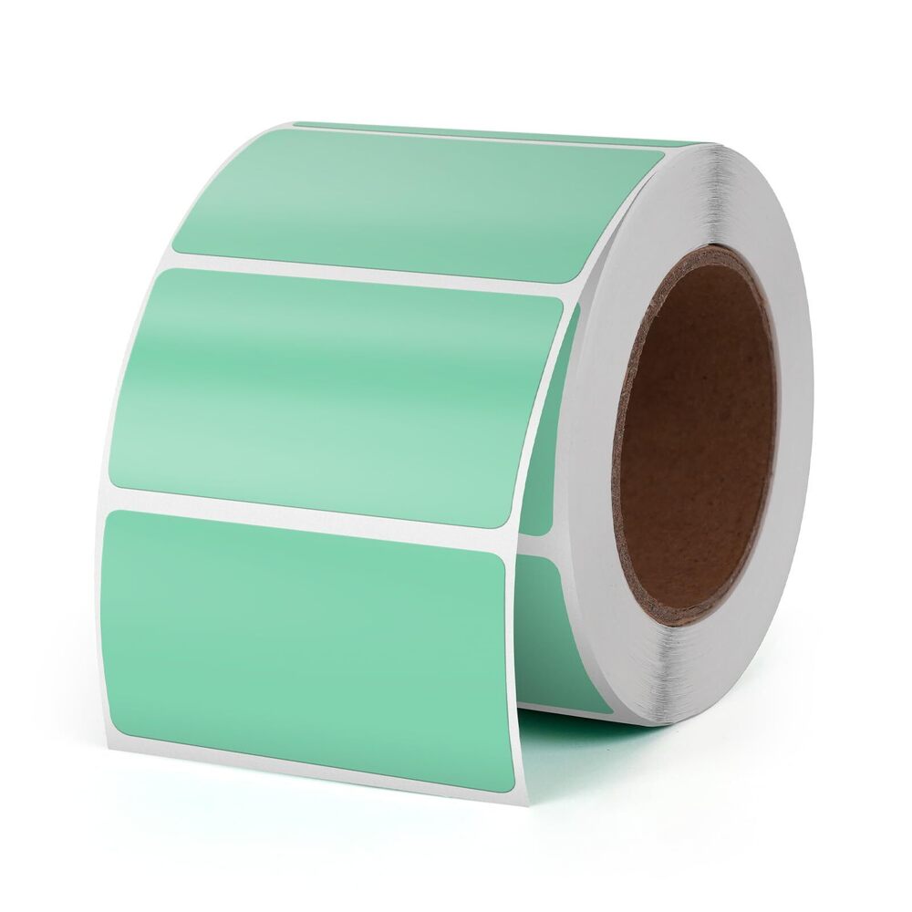 1881 1" X 2” Green Rectangle Stickers Self-Adhesive Color Coding Labels
